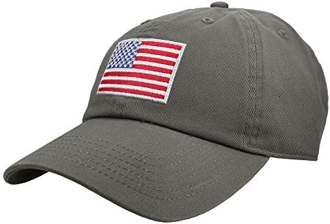 pamučna bejzbolska kapa s polo vezom američke zastave od pamuka, Podesiva veličina šešira