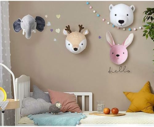 Dekoracija dječje sobe od 78 do 3, glava životinje, zidni dekor za dječju sobu