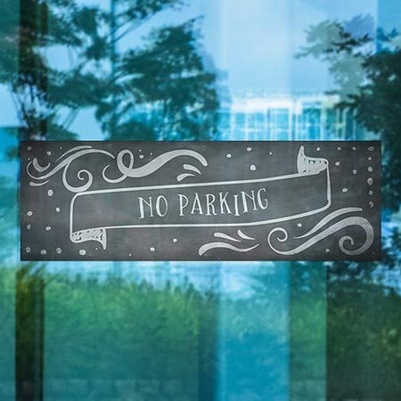 CGSIGNLAB | Nema parkinga -Chalk natpisa Stizanje prozora | 36 x12