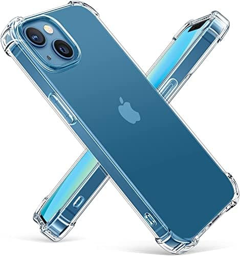 Novo ikona kompatibilna s iPhone 14 CASE CLEAR, prozirni zaštitni udarni mekani poklopac odbojnika TPU -a 6,1 inča 2022