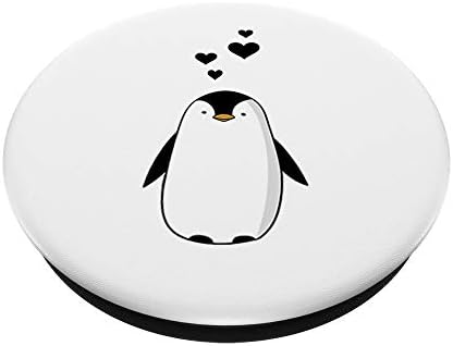 Slatki pingvin sa srcima - volim Penguins Popsockets Popgrip: zamjenjivi prianjanje za telefoni i tablete