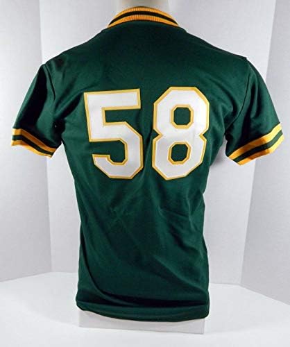 1989. Oakland Athletics 58 Igra je izdana praktika Green Jerseyja DP04559 - Igra korištena MLB dresova