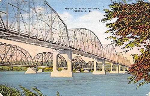 Misouri River Bridge Pierre, Južna Dakota SD razglednice