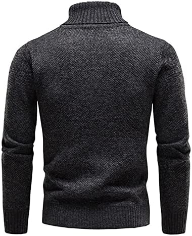 Neferlife džemperi za muškarce Slim Fit Turtleneck džemper casual kabel pletiva džempera