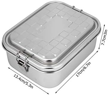 Kutija za ručak od nehrđajućeg čelika od nehrđajućeg čelika prijenosni Bento kutija za ručak od nehrđajućeg čelika 304 termalni spremnik