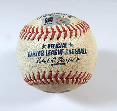 2021 Seattle Mariners u Colorado Rockies Game koristio bejzbol njemački Marquez - igra korištena bejzbols