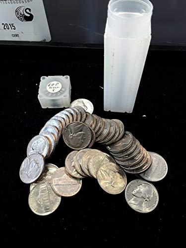 1960. P Komplet rola Jefferson Nickels - Gem Bu - Original - Sjajno necirkulirano - Mint State US Mint