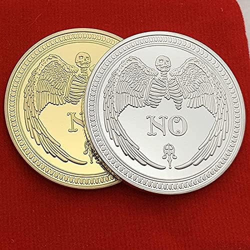 Države Silver-plaćene komemorativne kovanice Anđeo bez odluke Ada Cryptocurrency sa zaštitnim rukavima sretni novčić osobni amaterski