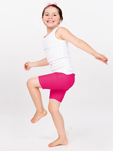 6 pakiranja biciklističke kratke hlače za djevojčice mekana ljetna plesna odjeća za djevojčice jednobojne sigurnosne akrobatske kratke
