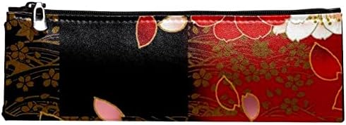 Tbouobt kozmetičke torbe torbe za šminku za žene, male torbice za šminku, klasično slikanje crvene bijele breskve cvjetanje japanske