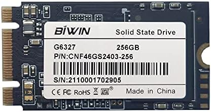 LANRUO BIWIN 256 GB M.2 SSD NGFF/M.2 ULICA 2 2242 SATA 3.0 6 GB/S ČISNIH DRŽAVNIH DRIVE za Ultrabook, GPD Win 2 i GPD Micro PC