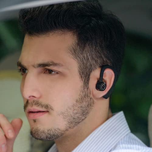 ASCL bežični uši, 25 sati razgovora bežični mono Bluetooth slušalice s HD mikrofonom CVC8.0 Bluetooth Smanjenje zvuka za slušalice