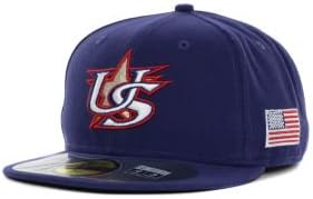 Službena bejzbolska kapa u SAD-u 2013. na terenu 5950, uklopljena, Plava
