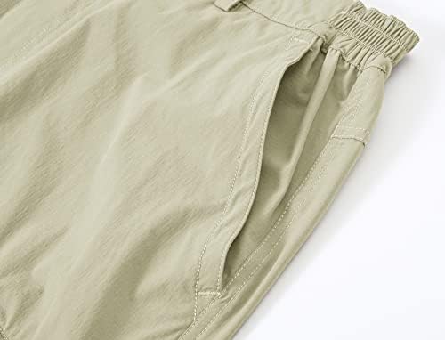 Basudam muški teretni planinarski kratki kratki kratki kratke hlače protežu se brze suhe lagane radne kratke hlače 6 džepova za kampiranje