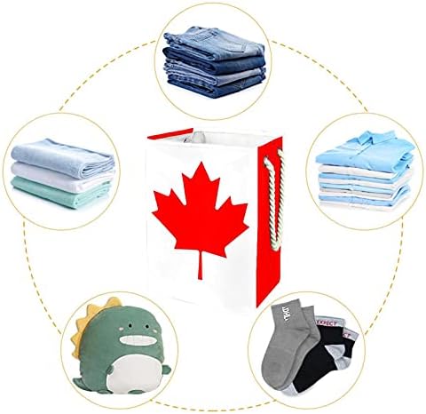 Non-Homer kanadska zastava javorovo lišće velika košara za rublje vodootporna sklopiva košara za odjeću organizator igračaka uređenje