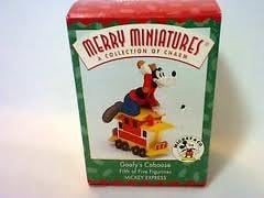 Hallmark Merry minijaturni kaboose Goofy 1998 Mickey Mouse & Co.