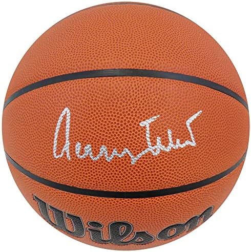 Jerry West potpisao je Wilson unutarnji/vanjski NBA košarka - Košarka s autogramima