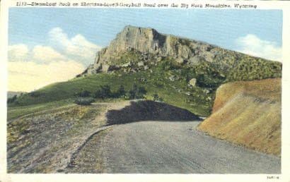Velike planine roga, razglednica u Wyomingu