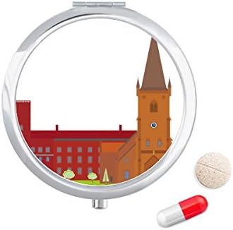 Danska zgrada Nacionalne znamenitosti Koling kutija za tablete džepna kutija za pohranu lijekova spremnik za doziranje
