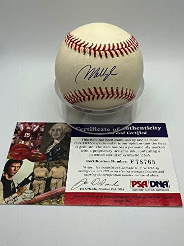 Mo Vaughn Red Sox Mets potpisao je službeni autogram OMLB bejzbol PSA DNA *65 - Autografirani bejzbol