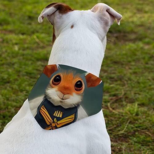 Robotska bitka vjeverica za kućne ljubimce bandana - smiješni šal ovratnik - robot pas bandana