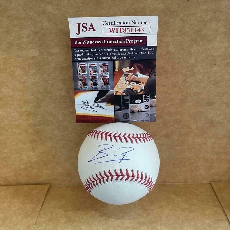 Indijanci Brayan Rocchio Cleveland potpisali su autogramirani M.L. Baseball JSA svjedok - Autografirani bejzbol
