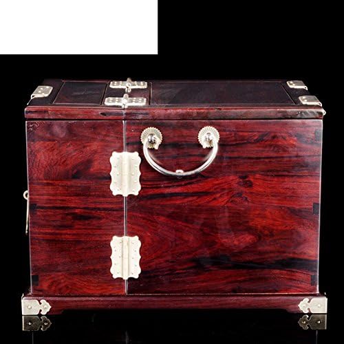 Drvene klasične kutije za nakit za vjenčanje u crvenoj boji, u ' inch
