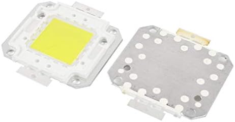 NOVI LON0167 2 komada 30 W Žuta led emiter Metalna ploča Bijela svjetlost lampe 16-18V 1.8 A (2 komada 30 W gelbe LED Emiter-Metalna