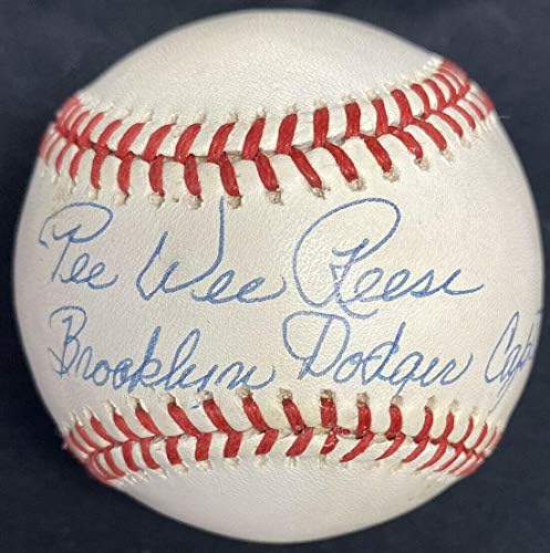 Pee Wee Reese Brooklyn Dodgers Kapetan potpisao bejzbol PSA/DNK - Autografirani bejzbol