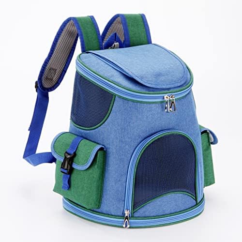 Ruksak nosiljka za mačke, pse i male životinje, nosač za kućne ljubimce, super ventilirani dizajn, dizajniran za putovanja/ šetnju