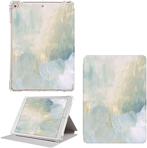 iPad Air 2/Air 1 futrola, iPad 6./5. generacija futrola, kožni poklopac kože s automatskom butkom/spavanje, jednostavan sažetak plava