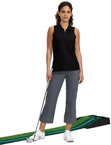 Viodia ženska košulja bez rukava s patentnim tenisom brzim suhim tenkovima Polo majice za žensku odjeću za golf odjeću