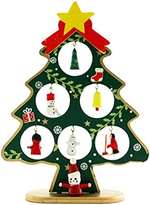 Božićni ukrasi božićno drvce Santa snjegovića drveni ukrasi prikladni za paketi ukrasa hodnika na prozoru