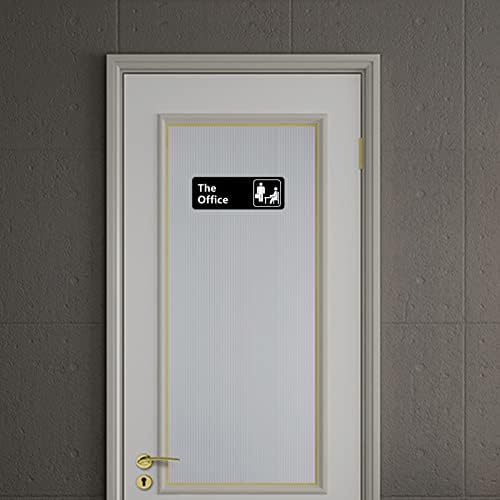 Bodicarson Uredski znak, 9 x 3 u znaku, samo-ljepljivi akrilni znak za ploču s imenom vrata ili zida za vaš ured
