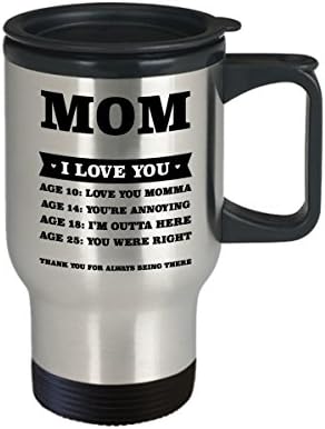 Volim te mama putovanja šalica-hvala ti mama šalica/šalica, volim te šalica za kavu