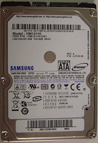 Samsung spinpoint M5S 120GB SATA/150 5400rpm 8MB 2,5 Tvrdi disk