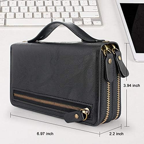 Kompatibilan s torbicom za novčanik s više patentnih zatvarača, odvojivim magnetskim poklopcem, torbicom s kvačilom, torbom s utorima
