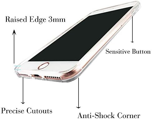 OBBII dizajn iPhone6S 7 8 se Clear Clean Design uzorak tiskani prozirni plastični kućište s poklopcem TPU odbojnika za iPhone 6S/6/7/8/SE/2020
