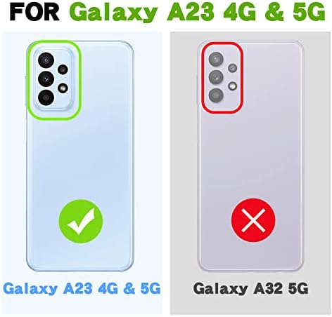 Nancheng za Galaxy A23 5G futrola, futrola za Samsung A23 5G djevojke Žene blistave slatka mekanog TPU poklopca s narezom na kaišem