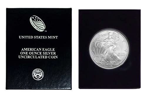 2009 - Američki srebrni orao u plastičnom zraku i poklon kutiji s našim potvrdom o autentičnosti dolar američki ment necirkuliran