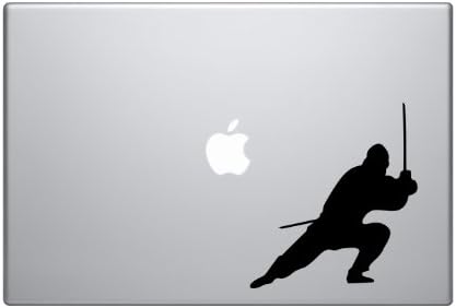 Ninja samurai 14 - Assassin Katana dvoboj Sneak Swing - 5 Crni vinilni naljepnica naljepnica automobila MacBook Laptop
