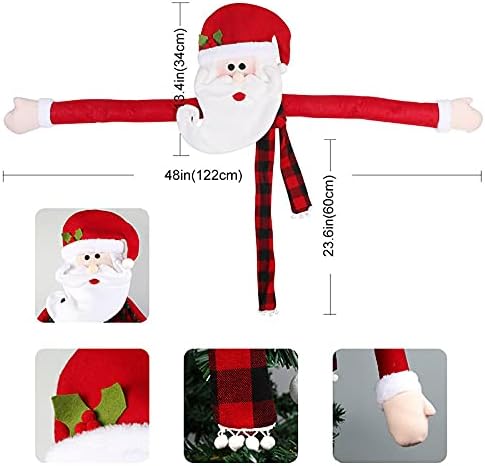 NC Spot božićni ukrasi Djed Mraz dom božićno drvce ukras Djeda drveta Top zvijezda