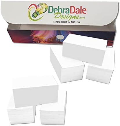 Dizajn Debra Dale-napravljeno izravno u SAD-u-mali paket praznih flash kartica-bijele i pastelne boje-2200 kartica veličine 2 made