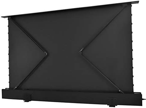 WSSBK 4K 16: 9 Električni motorizirani zaslon projektora u usponu na podni zaslon crni kristalni alr zaslon za projektor dugih bacanja