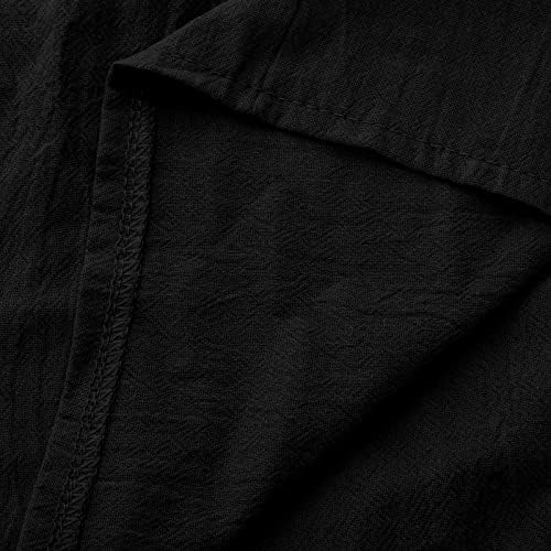 Pamučne posteljine bluze za žene zmajeve grafičke majice gumb za ovratnik bluze majice casual kratki rukav labavi vrhovi