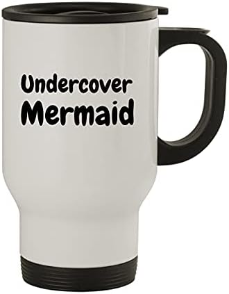 Proizvodi Molandra Undercover Sirena - Putnička šalica od nehrđajućeg čelika od 14oz, bijela