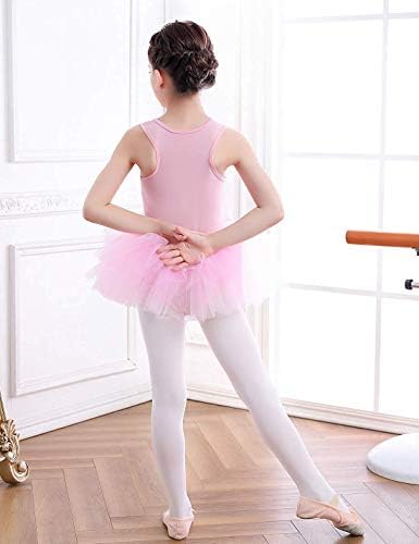 Haxico djevojčice dugih rukava tutu leotard suknja pahuljasta 4-sloj baletna plesna haljina kostim, gimnastika i balet 2-8 godina