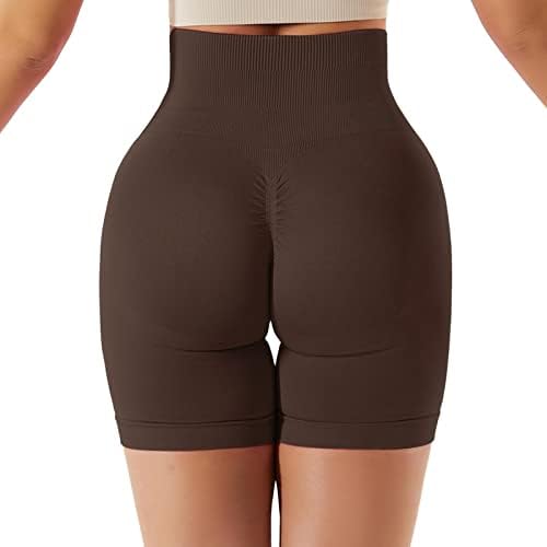 Visoki struk joga biciklističke kratke hlače za žensku kontrolu trbuha meke ženske joge trening atletski sportovi kratke kratke kratke