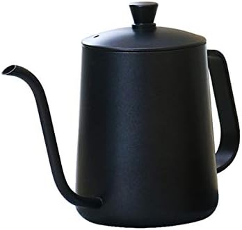 čajnik zadebljana crni nehrđajući čelik kava kapljici kotlića barista viseći ušnog čajnika dugački gooseneck LED izlijevanje čajnog