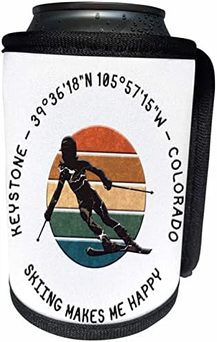 3Drose Keystone, Colorado. Ženski skijaši utrkuju se nizbrdo, boja. - Omota za hladnjak za hladnjak